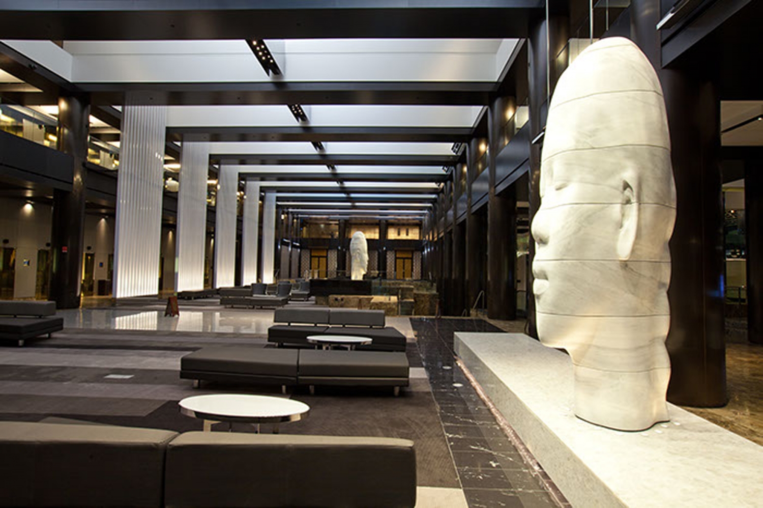Lobby At Grand Hyatt Ny Bentel Amp Bentel Architects